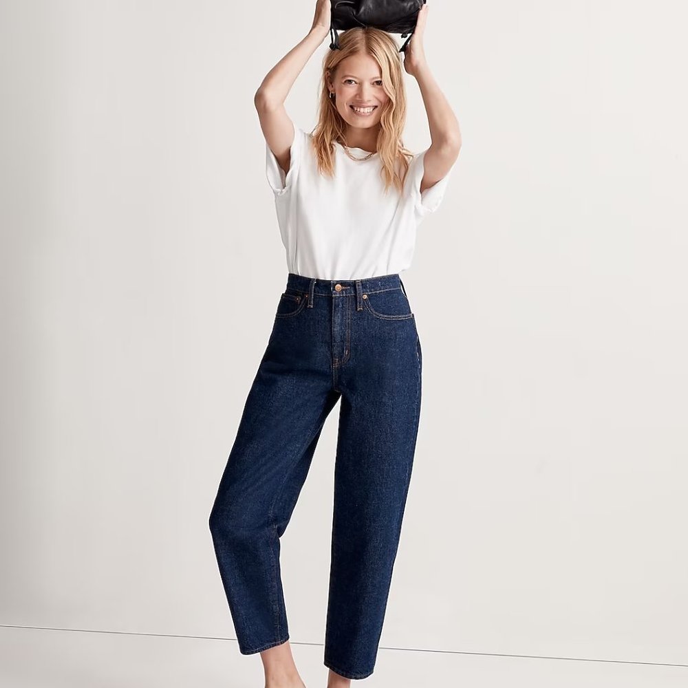 Madewell Balloon Jeans in Mapleside Wash Size 31